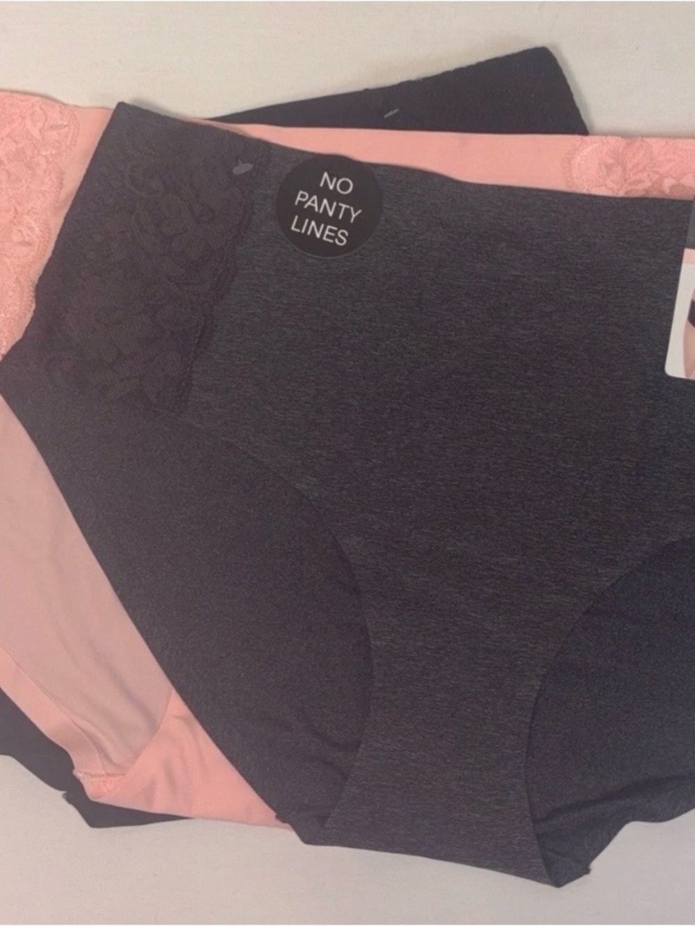 NWT 3-pack Prima Valentina Women’s No Panty Lines Hi-Cut Brief Panties 871158